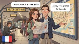 Learn French: Asking for Directions | 7 Real French Conversations for Beginners (A1–A2)
