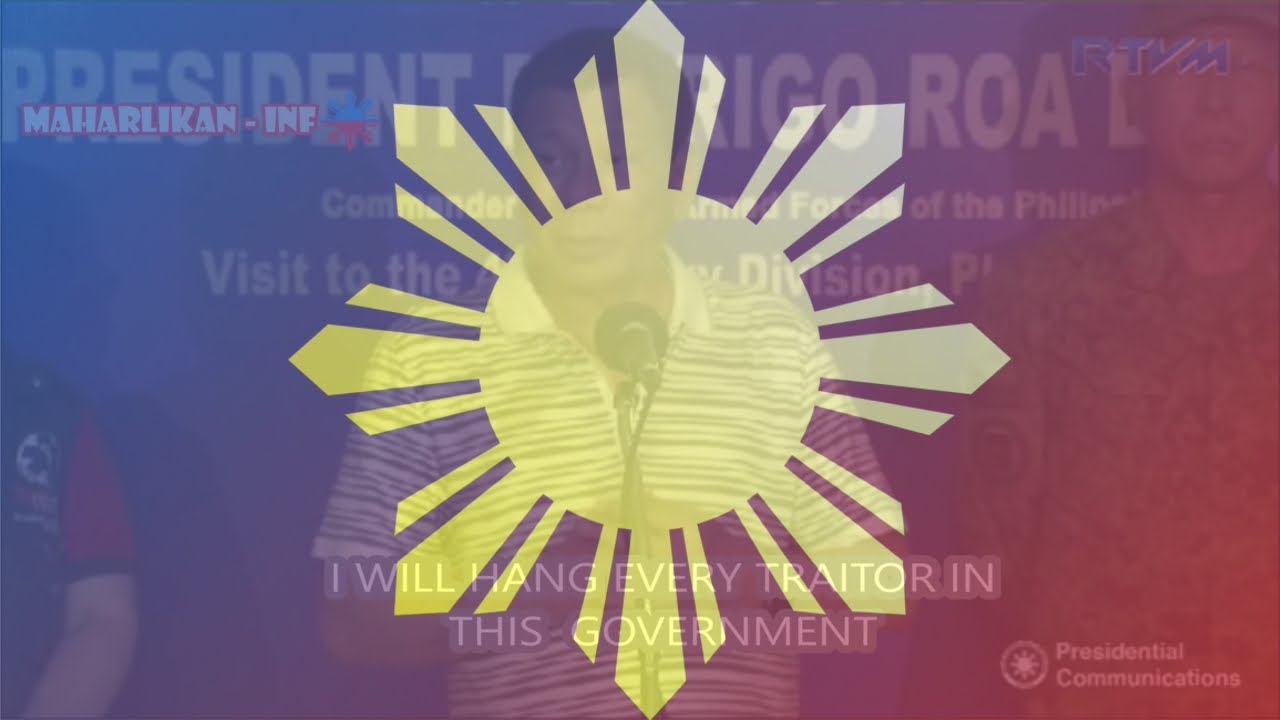 DUTERTE:  I WILL HANG EVERY TRAITOR IN THIS GOVERNMENT ( with english subtitles )