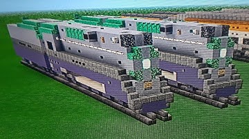 Minecraft Santa Fe Blue Goose train Tutorial Part 1