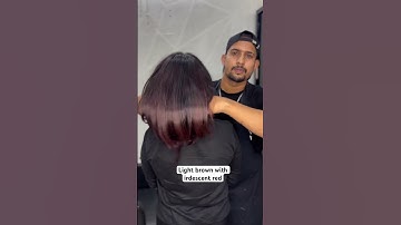 Loreal 5.62 shade | direct hair color | balayage technique |basic to advance color #saddamhairstudio