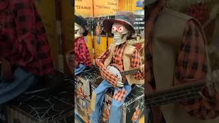 amazingly funny skeleton banjo