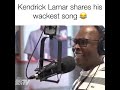 Kendrick Lamar shares his wackest song