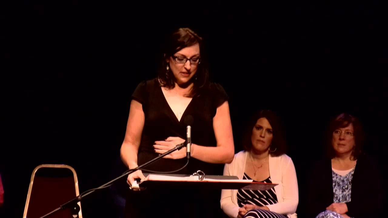 Stephanie Regalado reading “Love Wins” mothers day 2018