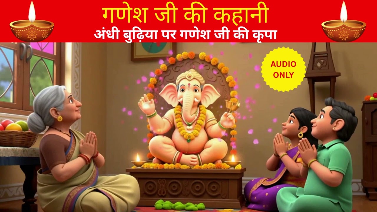 Ganesh ji ki Kahani | Andhi Budhiya par Kripa | गणेश जी की कहानी | अंधी बुढ़िया पर कृपा |Short story