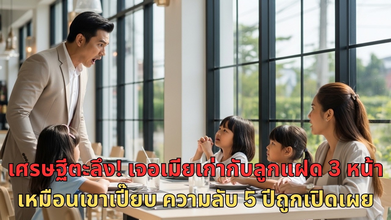 เศรษฐีตะลึง! เจอเมียเก่ากับลูกแฝด 3 หน้าเหมือนเขาเปี๊ยบ ความลับ 5 ปีถูกเปิดเผย