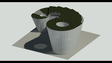 sketch to 3d  wall and roof, parametric using massing and site in revit