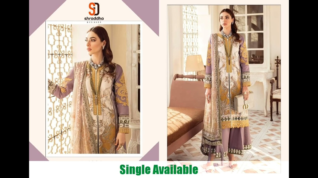 Shraddha Designer MARJJAN 2022 VOL-4 Lawn Cotton Printed With Heavy Embroidery Suits