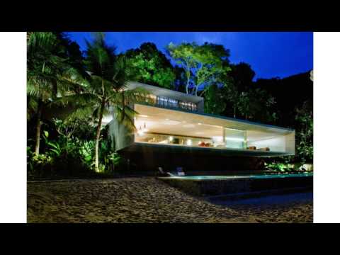 Minimalist modern beach house subdued to wilderness paraty house by marcio kogan homesthetics inspir