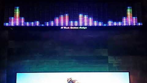 28 Bands Spectrum Analyzer Acrylic Wall