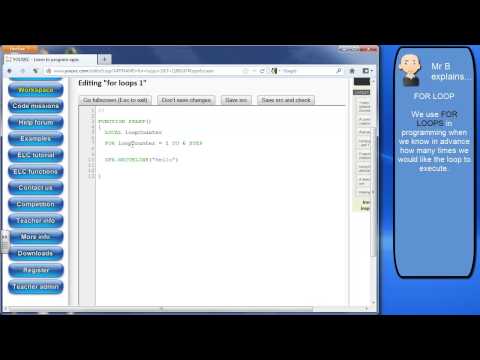 youSRC: Introduction to FOR loops