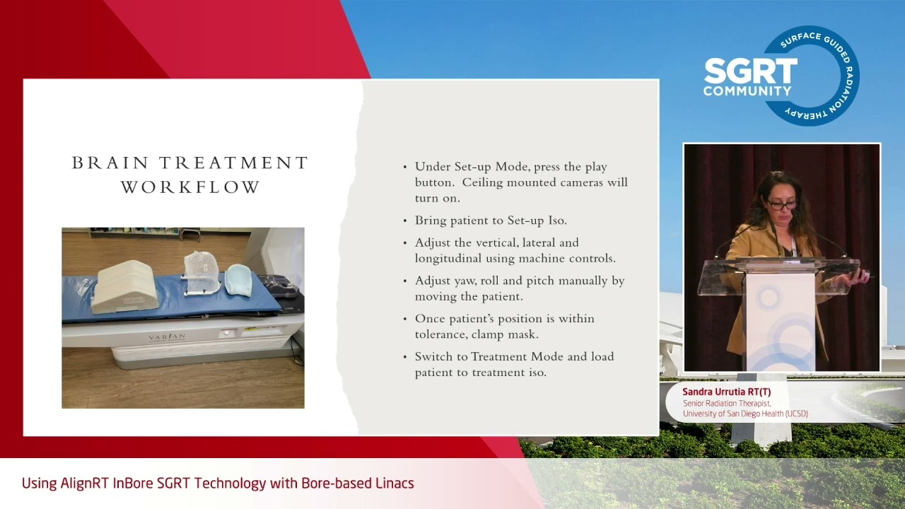 using alignrt inbore sgrt technology with bore based linacs Original