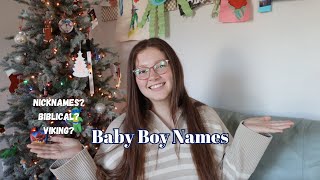 Boy Names We Love | 11 names we might use for a boy!