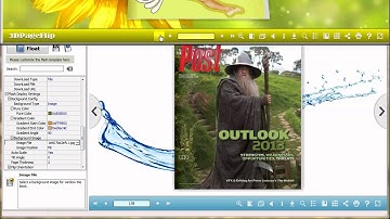 Open created 3D flip book for adjustment with 3D PageFlip Professional