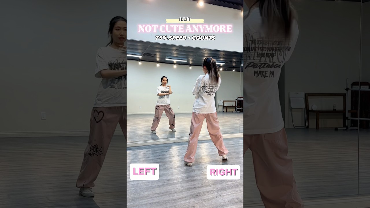 ILLIT ‘NOT CUTE ANYMORE’ Dance Tutorial (Slow+Counts) 