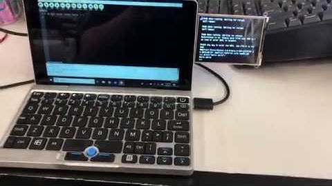 CircuitPython powered "secondary display" for Mu (REPL) "hello world" @adafruit @CircuitPython