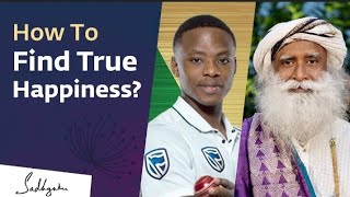 What Does It Meant to be Truly Happy ? Kagiso Rabada Asks Sadhguru