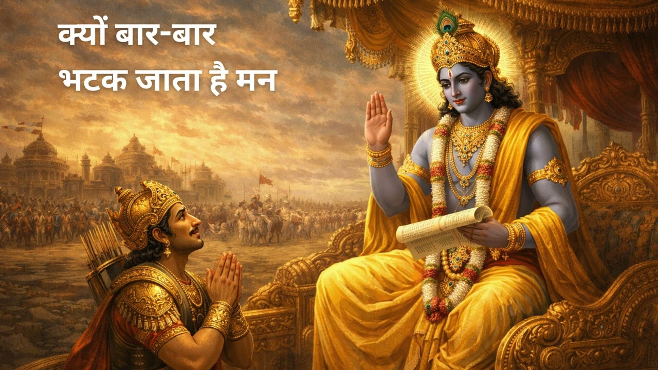 श्रीमद्भगवद्गीता अध्याय 2 श्लोक 59,60. Shrimad Bhagavad Gita Adhyay 2 Shlok 59,60