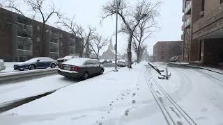 Snowfall yellow warning 1:30 pm March 8, 2026 Calgary Alberta Canada 