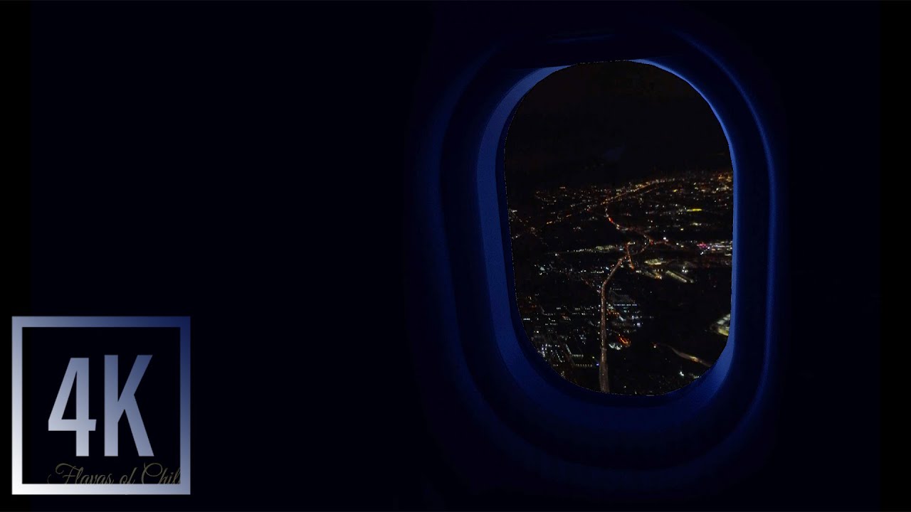 AUTHENTIC Dark Flight Ambience WITHOUT crying baby | Flight Attendant | Call Dings | Sleep, Study