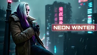 Frozen Skyline | Dark Synthwave Vaporwave for Deep Work