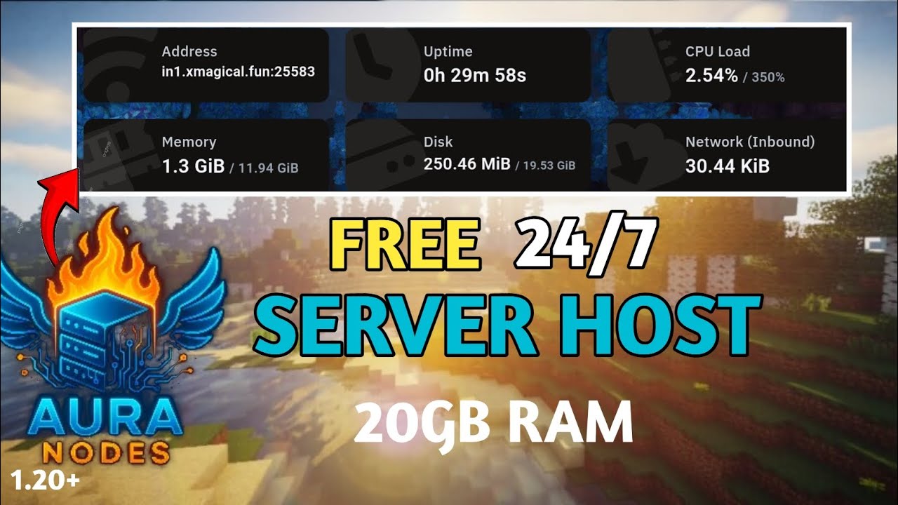 How To Make 24/7 Minecraft Server Without any Queue | Best 24/7 ...