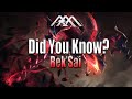 Rek&#39;Sai - Did You Know? - Ep #84 - League of Legends