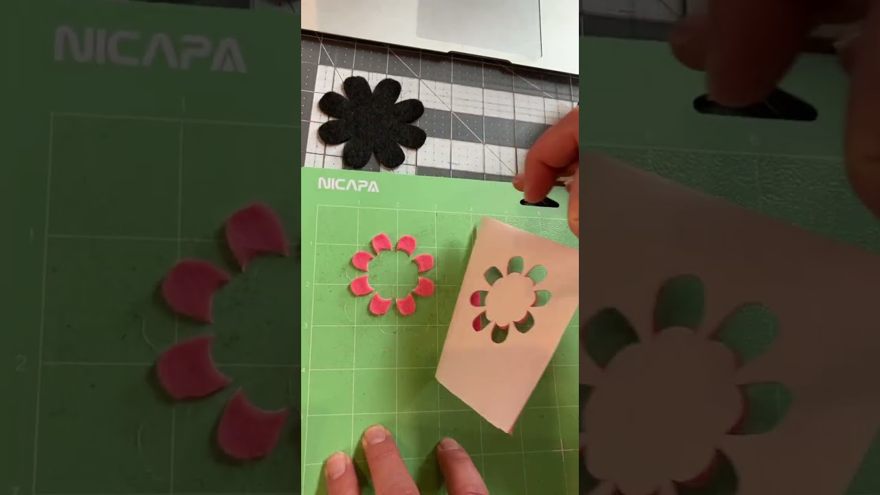 Using Cricut Rotary Blade to Cut Felt  Flower
