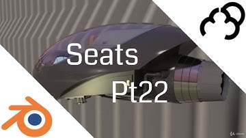 Cockpit Seats - Create a Scifi Spaceship in Blender - Tutorial Pt 22