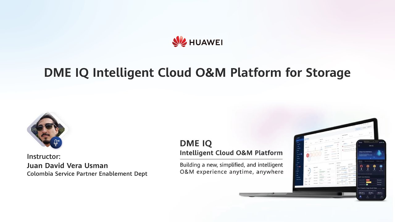 DME IQ Intelligent Cloud O&M Platform for Storage - YouTube