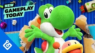 New Gameplay Today – Yoshi's Crafted World