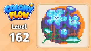 Colony Flow level 162 walkthrough solution gameplay 