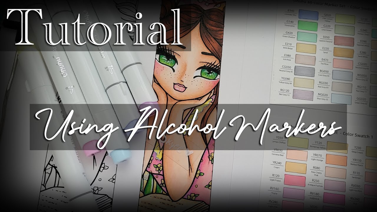 Adult Coloring - Marker Tutorial/ How I use Markers ♥ 
