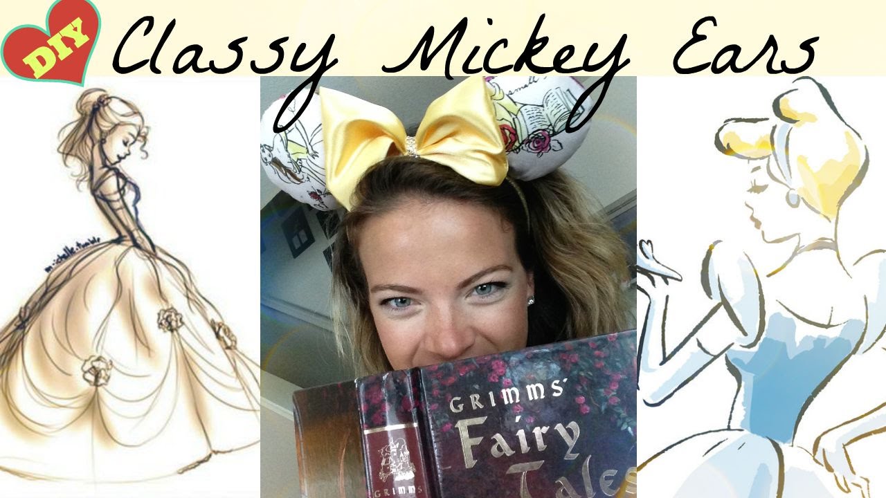 Classy Mickey Ears - Belle, Cinderella, Snow White