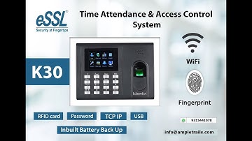 Unboxing the eSSL K30 Features | Specs | Price in India | Review | Biometric Time Attendance Machine