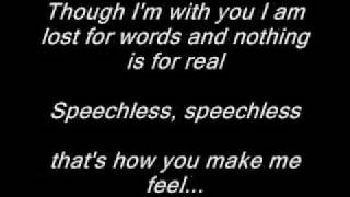Michael Jackson - Speechless Lyrics. (R.I.P).flv