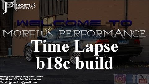 Time Lapse Honda B18c bottom end build