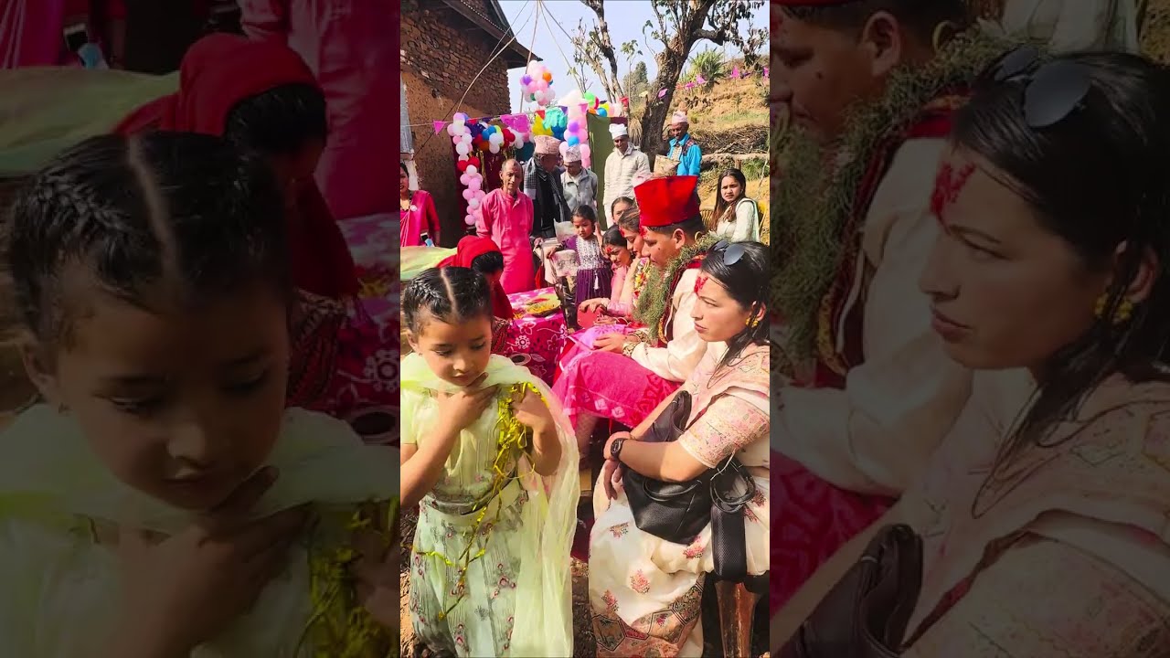 परम्परागत गाउँको अर्गानिक विवाह 🌾💍