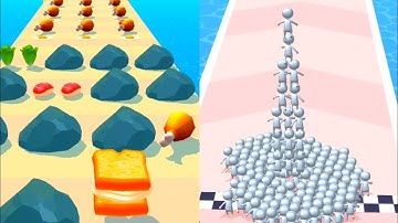 Sandwich Runner Vs Count Master| Android ios| Max levels
