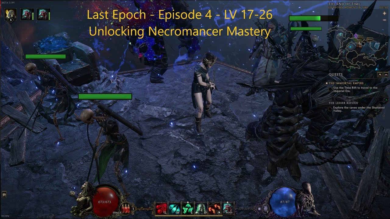 Last Epoch (0.9) Ep 4 - LV 17-26 - Unlocking Necromancer Mastery!!!