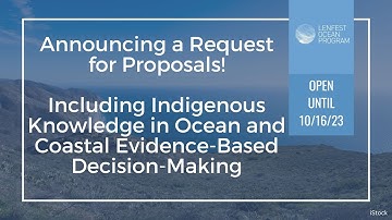 Webinar: Including Indigenous Knowledge in Ocean and Coastal Evidence-Based Decision-Making