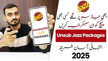 How to Unsubscribe Jazz all Packages | Deactivate any Jazz Package Service