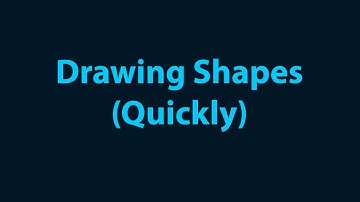 How to draw shapes quickly-Adobe photoshop CC 2019 tutorial