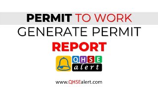 Generate Permit Report