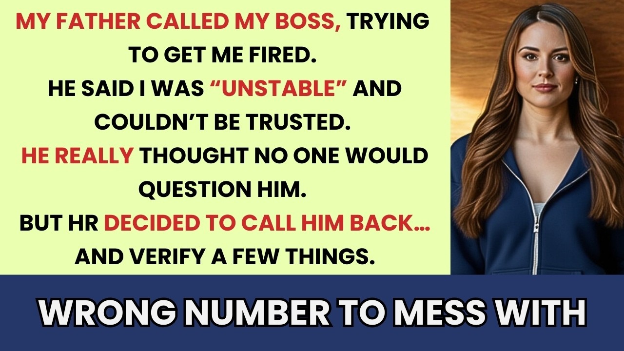 My Father Called My Boss To Get Me Fired — HR Called Him Back Instead