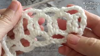 Hem Kolay Hem Şık👌🏻Muhteşem Güzellikle Çok Basit Tığ Işi Yazlık Örgü / New Summer Crochet Pattern