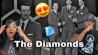 THE BEST SOUND WE'VE EVER HEARD!!!  THE DIAMONDS  - LITTLE DARLIN'  1957   (REACTION)