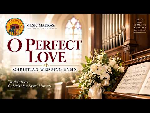 O Perfect Love | SATB with Descant | Wedding Hymn | Pipe Organ | Music Madras