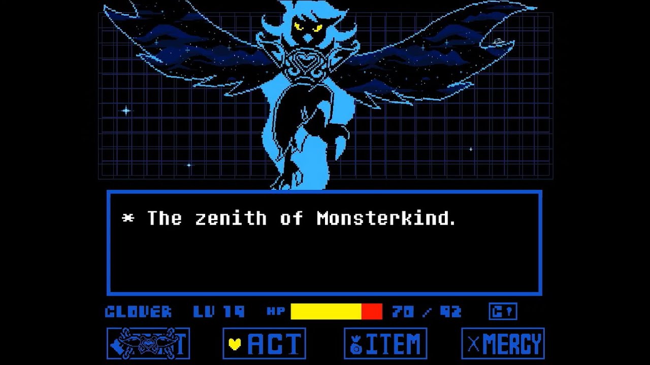 [Undertale Yellow] Zenith Martlet Boss Fight Genocide Route