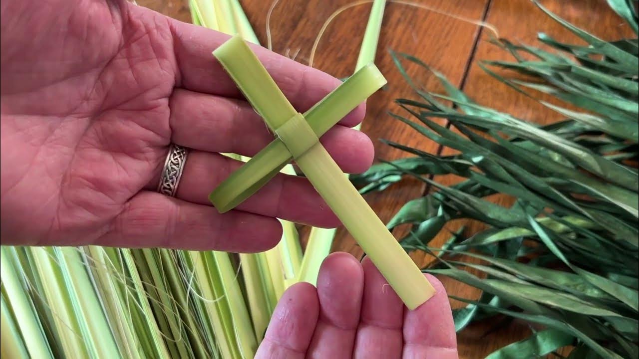 How To Make A Palm Cross Tutorial Palm Cross Tutorial - YouTube