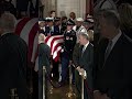 Sen. Lindsey Graham's casket carried into Capitol Rotunda